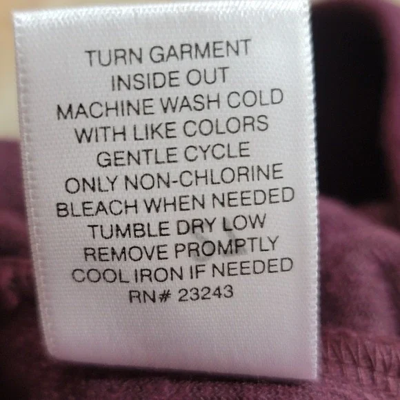 NY&C Velour Sweatsuit Sz M Burgundy Zip Hoodie Wide Leg Pants Set Y2K Athletic - Picture 9 of 14